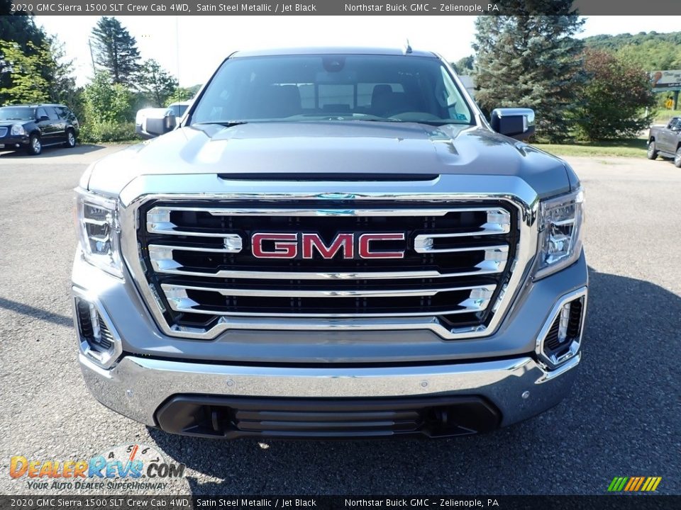 2020 GMC Sierra 1500 SLT Crew Cab 4WD Satin Steel Metallic / Jet Black Photo #2