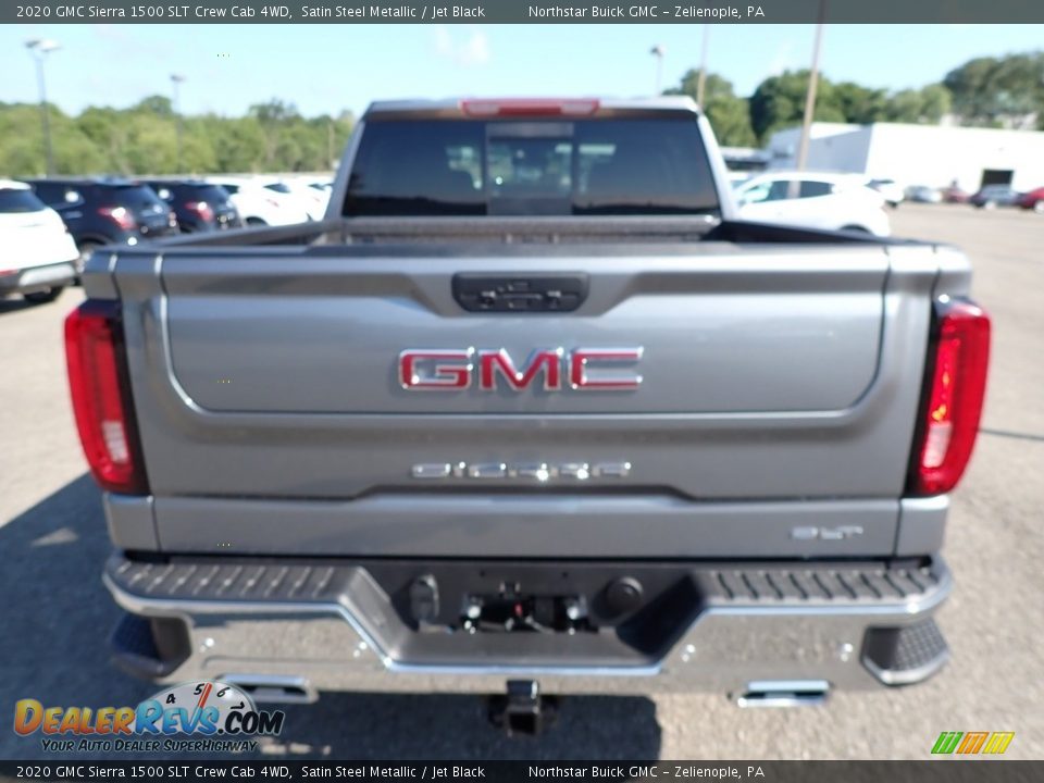 2020 GMC Sierra 1500 SLT Crew Cab 4WD Satin Steel Metallic / Jet Black Photo #6