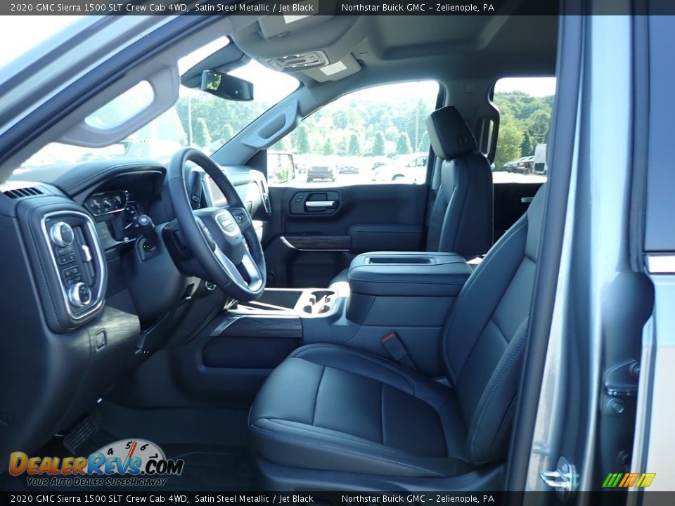 2020 GMC Sierra 1500 SLT Crew Cab 4WD Satin Steel Metallic / Jet Black Photo #12