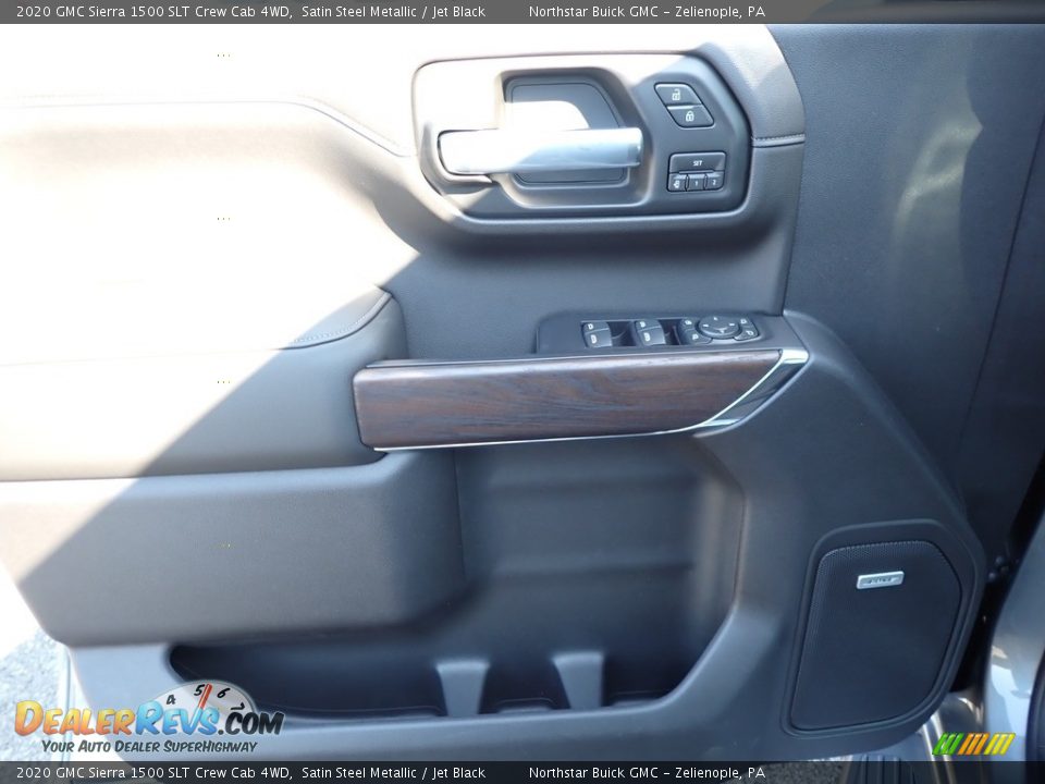 2020 GMC Sierra 1500 SLT Crew Cab 4WD Satin Steel Metallic / Jet Black Photo #15