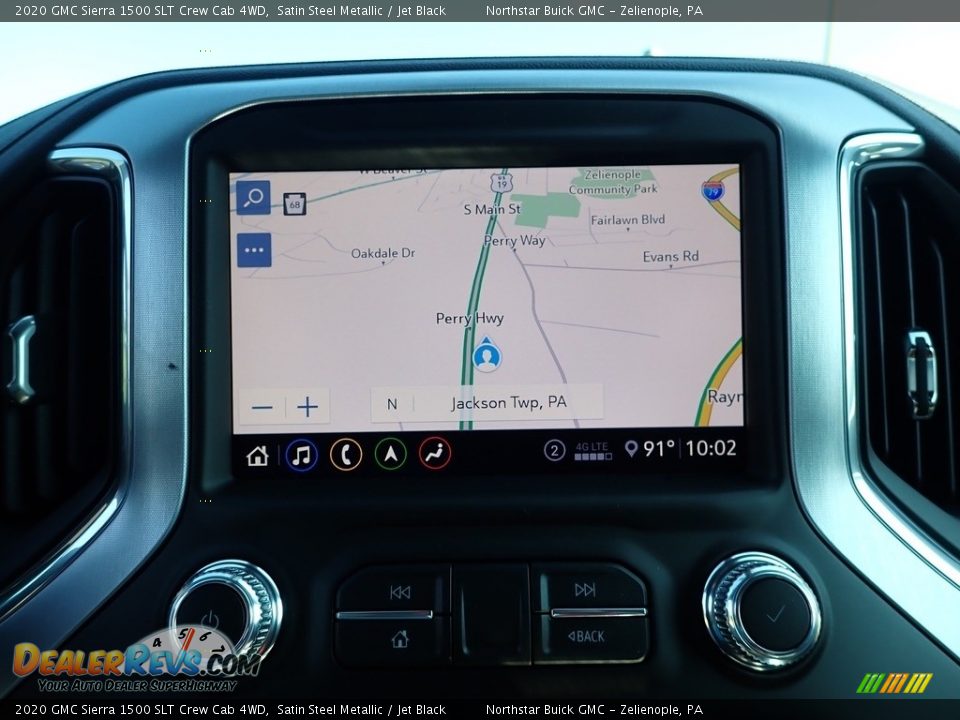 Navigation of 2020 GMC Sierra 1500 SLT Crew Cab 4WD Photo #18
