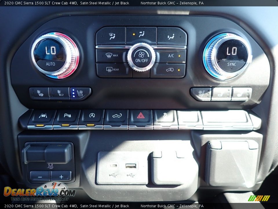 2020 GMC Sierra 1500 SLT Crew Cab 4WD Satin Steel Metallic / Jet Black Photo #20