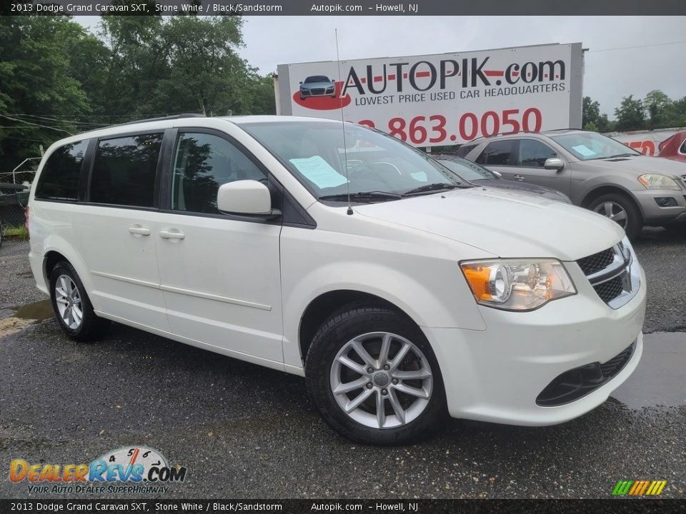 2013 Dodge Grand Caravan SXT Stone White / Black/Sandstorm Photo #1