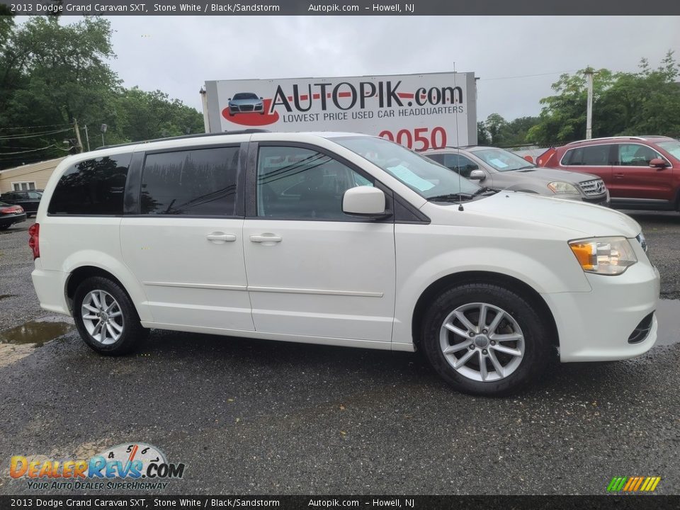 2013 Dodge Grand Caravan SXT Stone White / Black/Sandstorm Photo #2