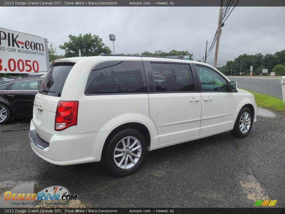 2013 Dodge Grand Caravan SXT Stone White / Black/Sandstorm Photo #3