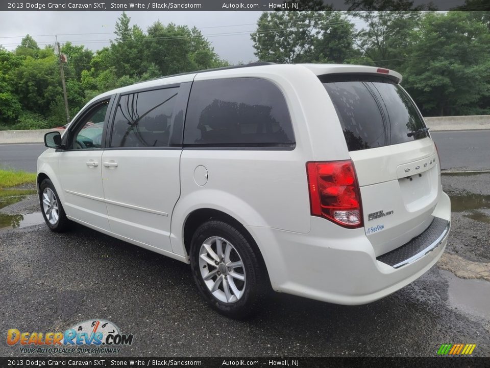 2013 Dodge Grand Caravan SXT Stone White / Black/Sandstorm Photo #5