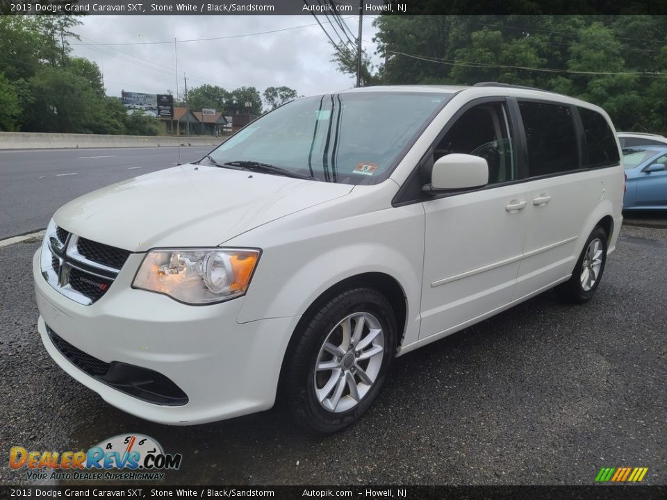 2013 Dodge Grand Caravan SXT Stone White / Black/Sandstorm Photo #6