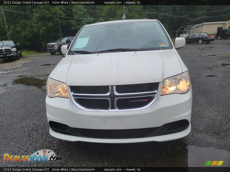 2013 Dodge Grand Caravan SXT Stone White / Black/Sandstorm Photo #7