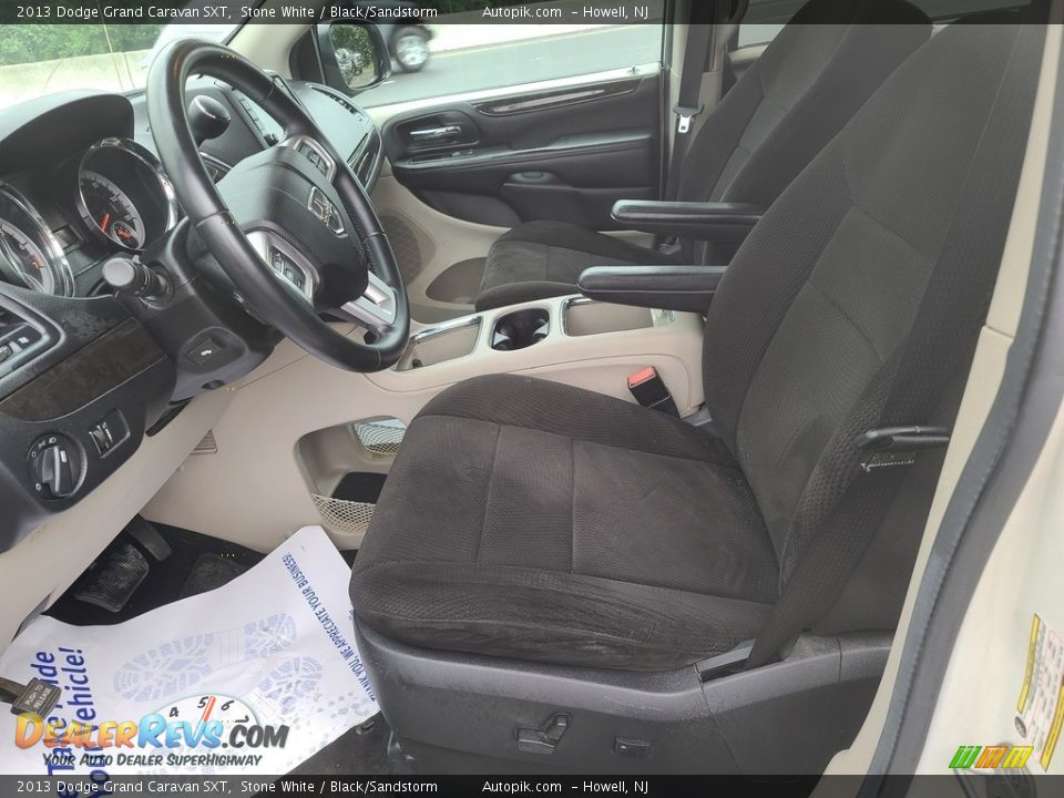 2013 Dodge Grand Caravan SXT Stone White / Black/Sandstorm Photo #8