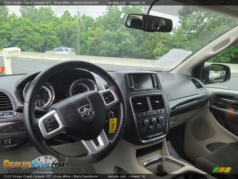 2013 Dodge Grand Caravan SXT Stone White / Black/Sandstorm Photo #11