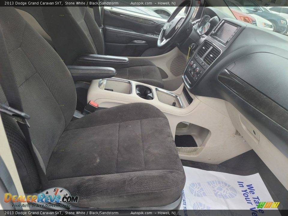 2013 Dodge Grand Caravan SXT Stone White / Black/Sandstorm Photo #13