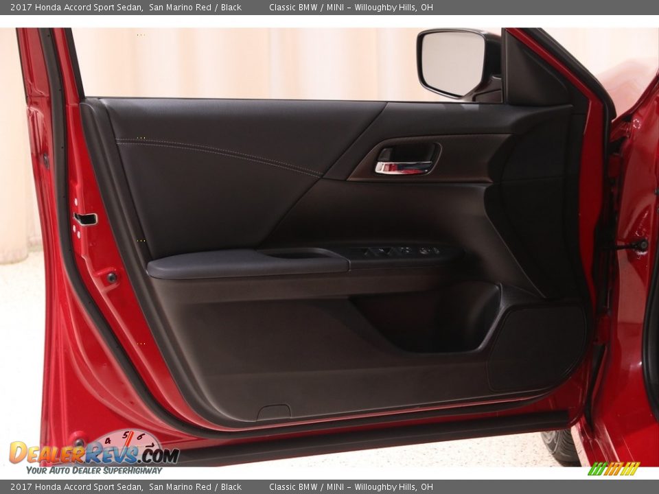 2017 Honda Accord Sport Sedan San Marino Red / Black Photo #4