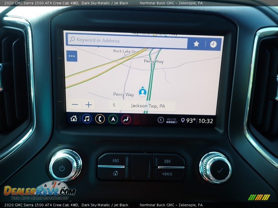 Navigation of 2020 GMC Sierra 1500 AT4 Crew Cab 4WD Photo #18