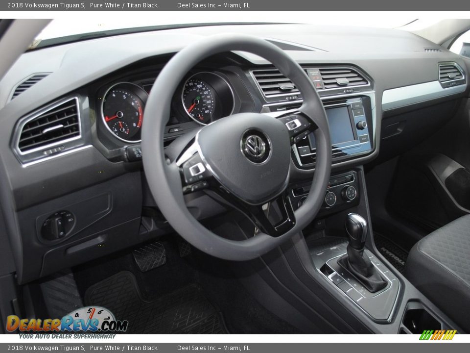 Dashboard of 2018 Volkswagen Tiguan S Photo #14