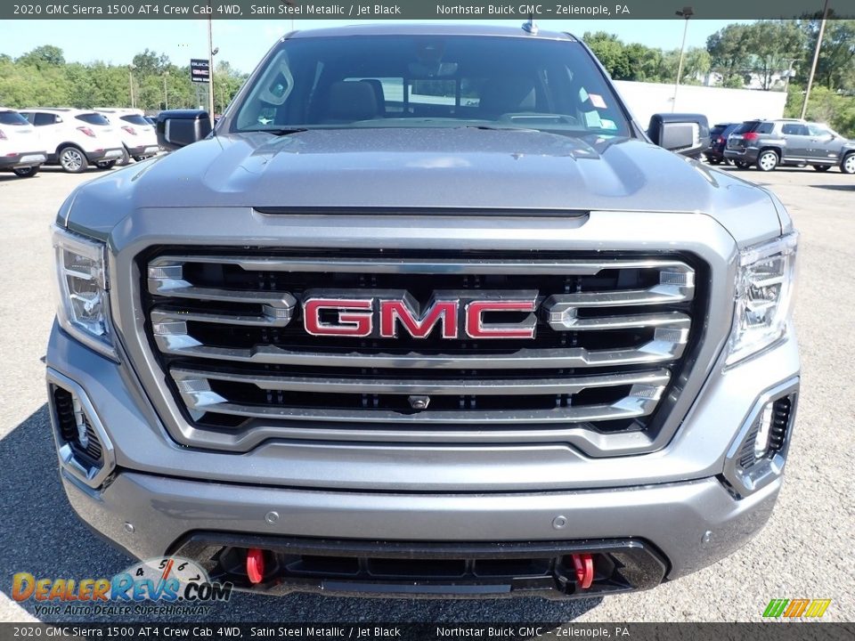 2020 GMC Sierra 1500 AT4 Crew Cab 4WD Satin Steel Metallic / Jet Black Photo #2