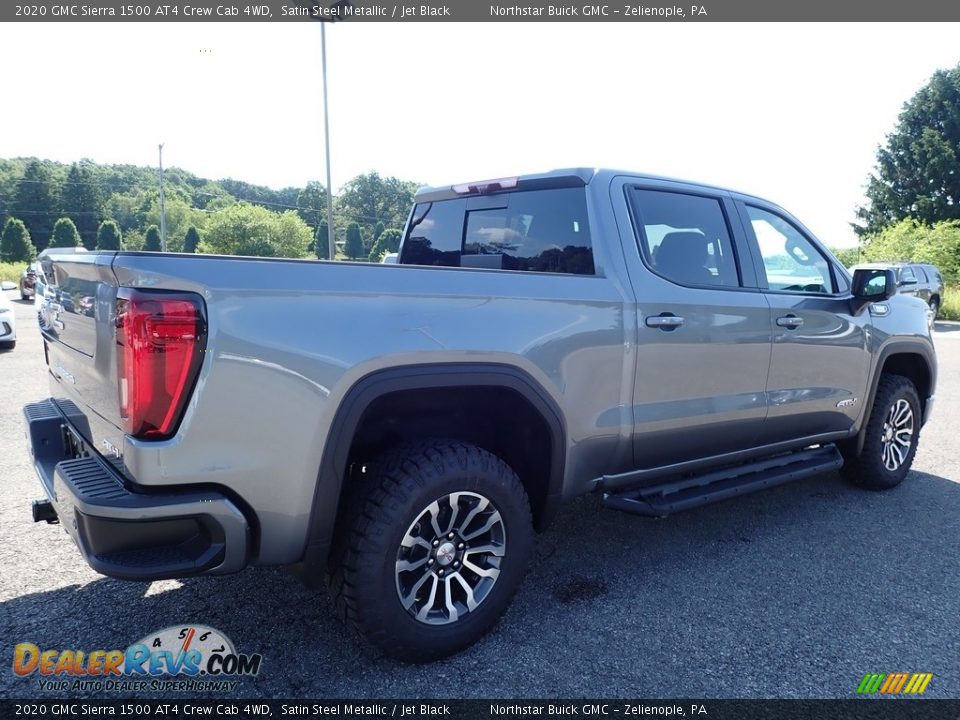 2020 GMC Sierra 1500 AT4 Crew Cab 4WD Satin Steel Metallic / Jet Black Photo #5