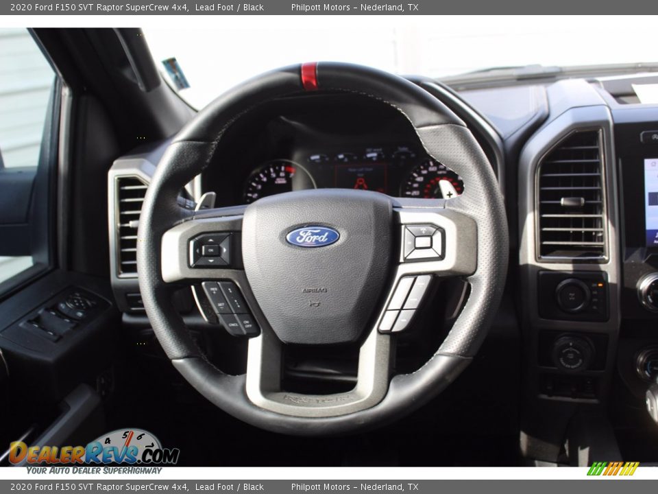2020 Ford F150 SVT Raptor SuperCrew 4x4 Steering Wheel Photo #24
