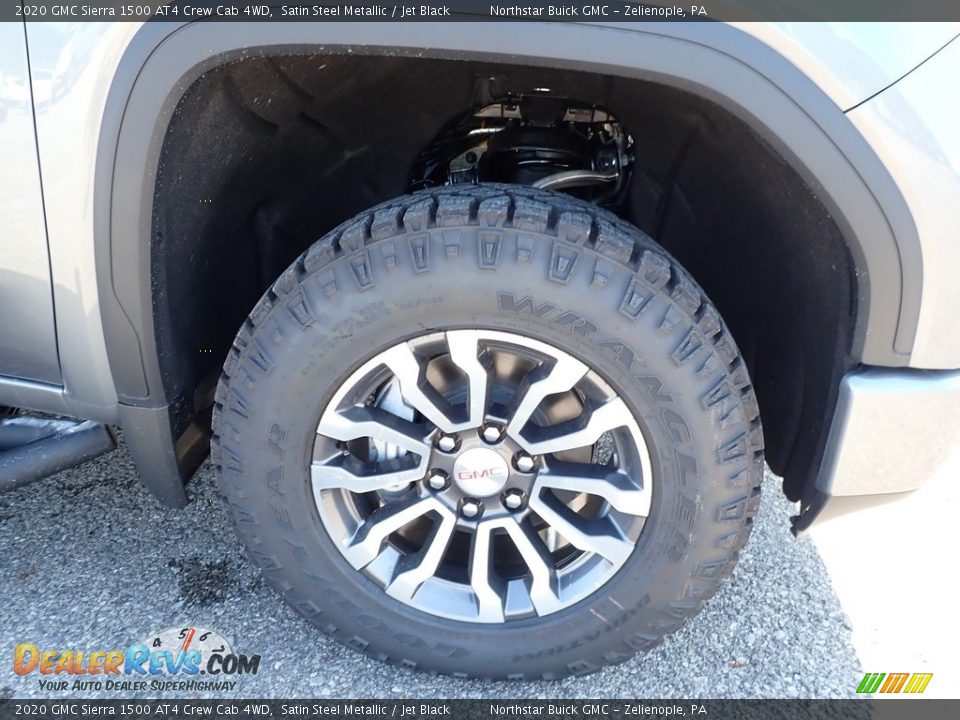 2020 GMC Sierra 1500 AT4 Crew Cab 4WD Satin Steel Metallic / Jet Black Photo #10