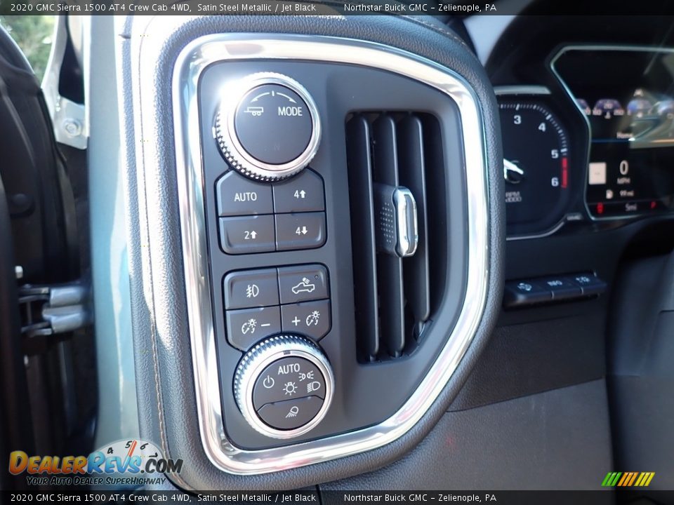 2020 GMC Sierra 1500 AT4 Crew Cab 4WD Satin Steel Metallic / Jet Black Photo #12