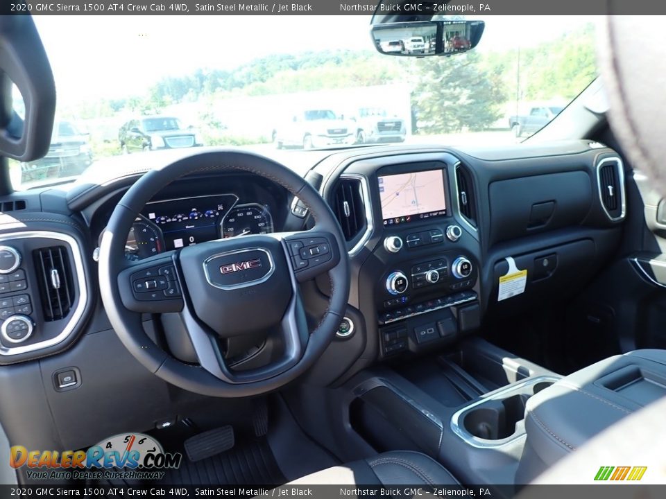 2020 GMC Sierra 1500 AT4 Crew Cab 4WD Satin Steel Metallic / Jet Black Photo #15