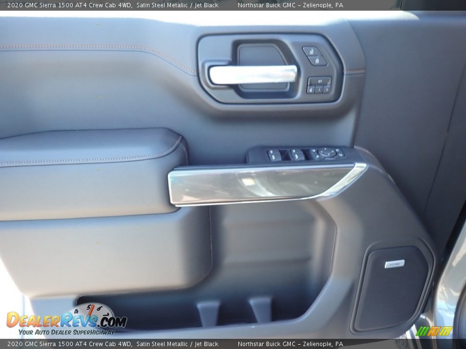 2020 GMC Sierra 1500 AT4 Crew Cab 4WD Satin Steel Metallic / Jet Black Photo #16