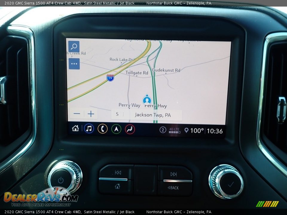 2020 GMC Sierra 1500 AT4 Crew Cab 4WD Satin Steel Metallic / Jet Black Photo #18