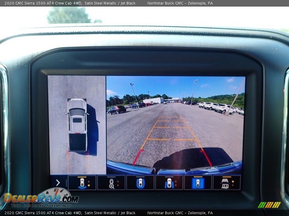 2020 GMC Sierra 1500 AT4 Crew Cab 4WD Satin Steel Metallic / Jet Black Photo #19