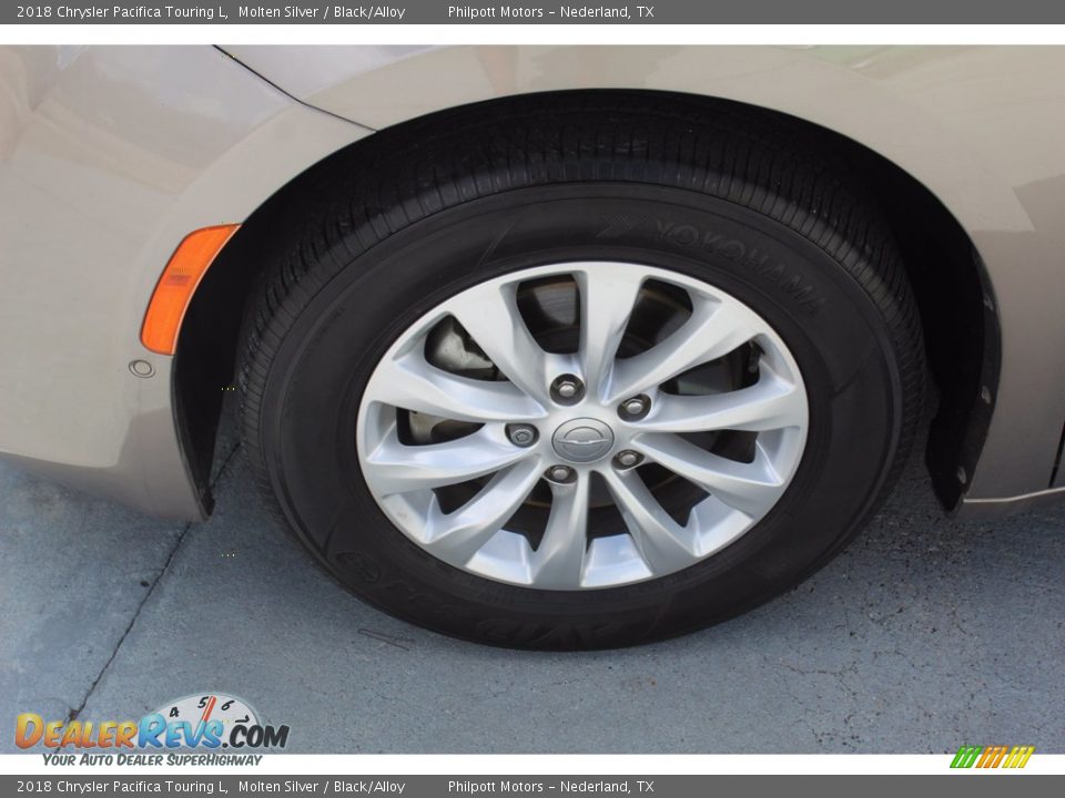 2018 Chrysler Pacifica Touring L Molten Silver / Black/Alloy Photo #5