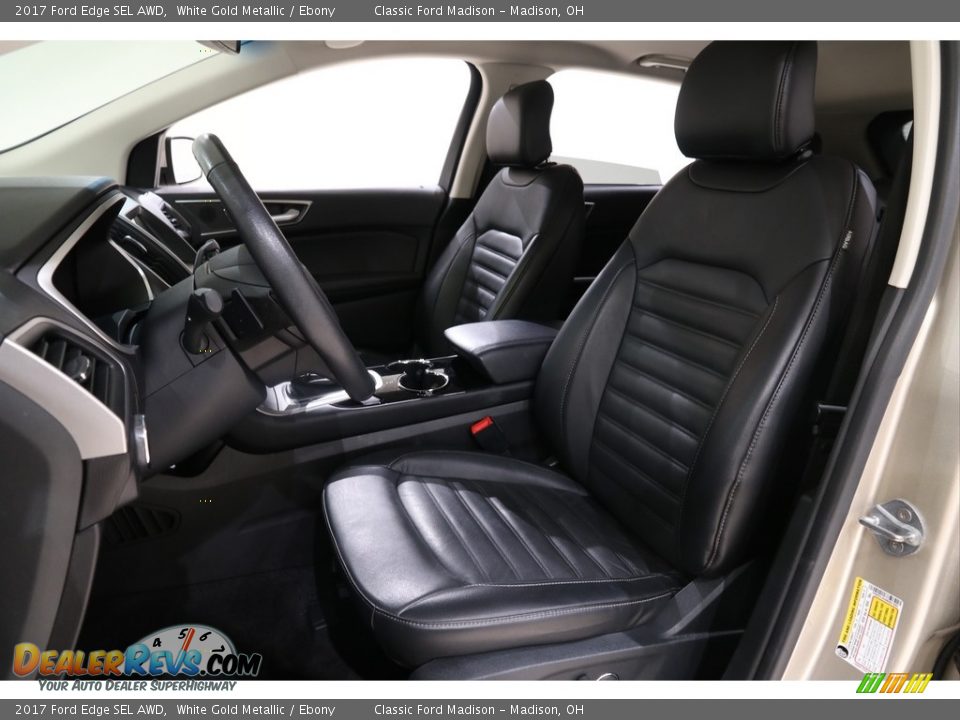 2017 Ford Edge SEL AWD White Gold Metallic / Ebony Photo #5