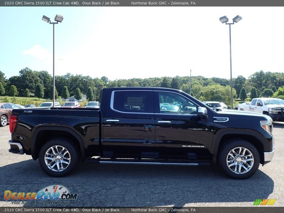 2020 GMC Sierra 1500 SLT Crew Cab 4WD Onyx Black / Jet Black Photo #4