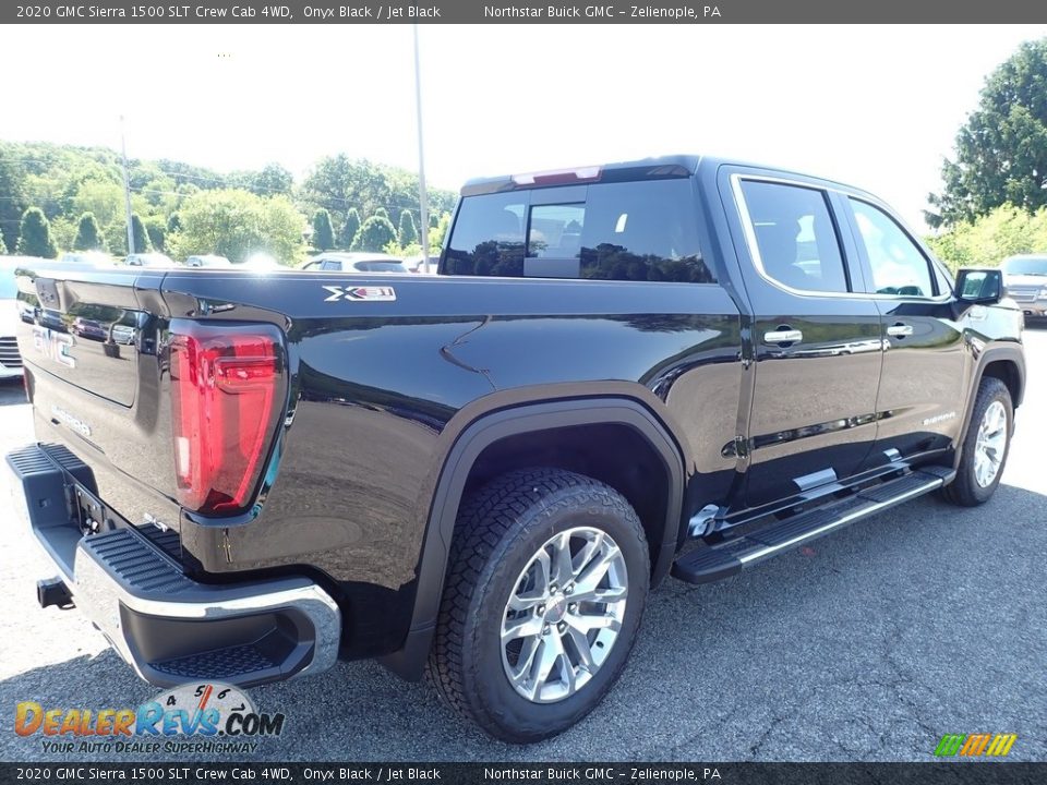 2020 GMC Sierra 1500 SLT Crew Cab 4WD Onyx Black / Jet Black Photo #5