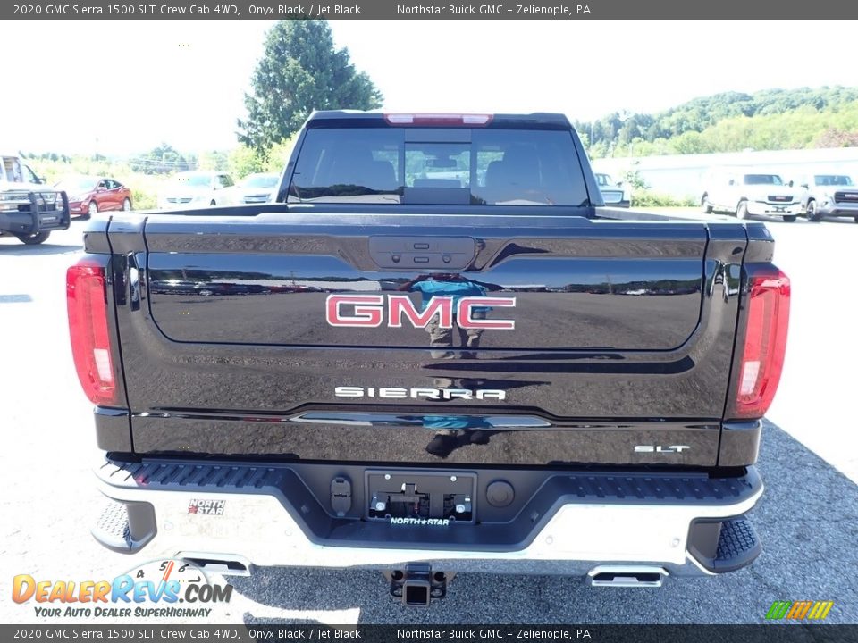2020 GMC Sierra 1500 SLT Crew Cab 4WD Onyx Black / Jet Black Photo #6