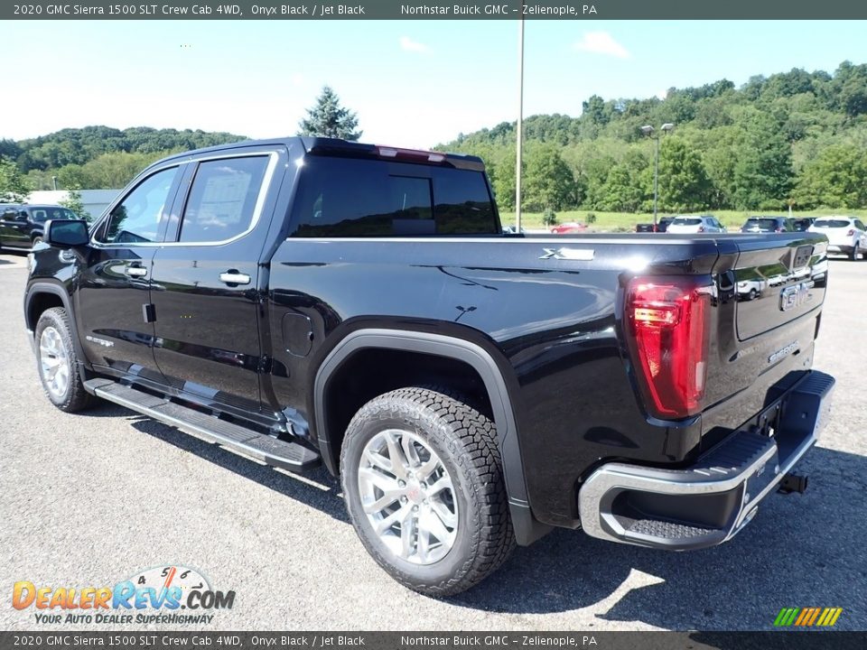 2020 GMC Sierra 1500 SLT Crew Cab 4WD Onyx Black / Jet Black Photo #7