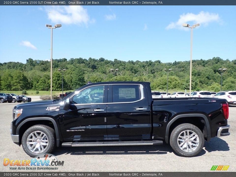 2020 GMC Sierra 1500 SLT Crew Cab 4WD Onyx Black / Jet Black Photo #8