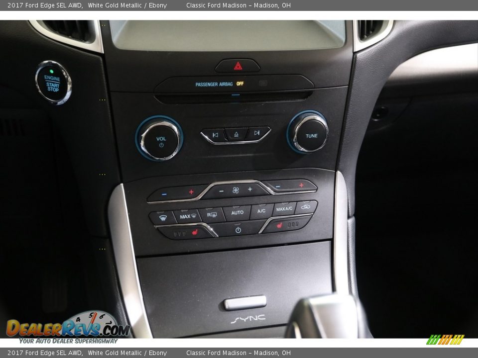 2017 Ford Edge SEL AWD White Gold Metallic / Ebony Photo #13