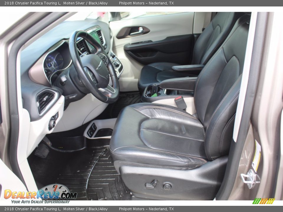 2018 Chrysler Pacifica Touring L Molten Silver / Black/Alloy Photo #15