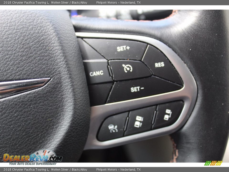 2018 Chrysler Pacifica Touring L Molten Silver / Black/Alloy Photo #17