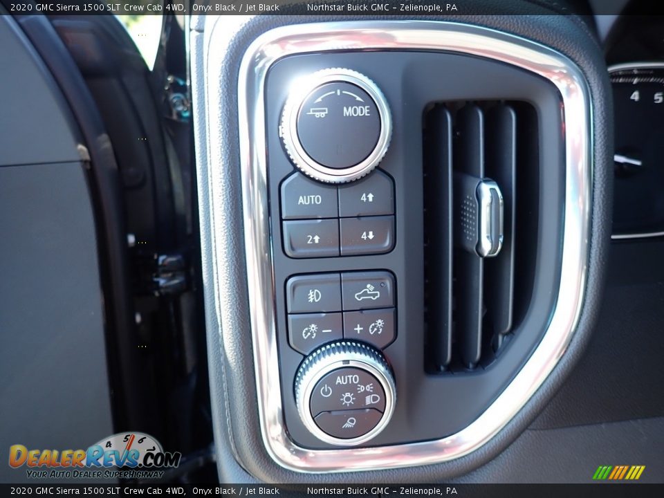 2020 GMC Sierra 1500 SLT Crew Cab 4WD Onyx Black / Jet Black Photo #12