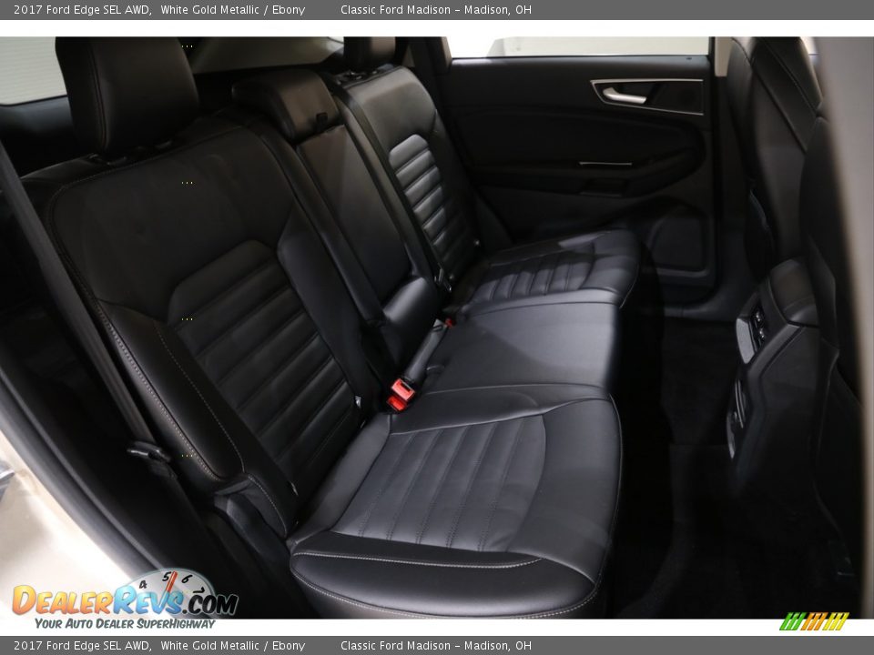 2017 Ford Edge SEL AWD White Gold Metallic / Ebony Photo #17