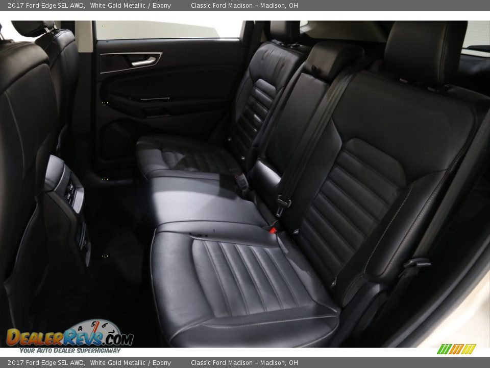 2017 Ford Edge SEL AWD White Gold Metallic / Ebony Photo #18