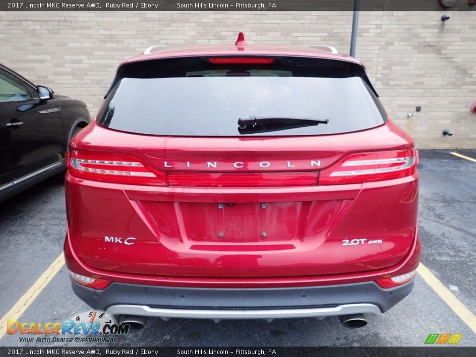 2017 Lincoln MKC Reserve AWD Ruby Red / Ebony Photo #3