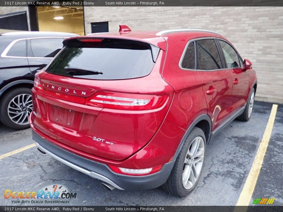 2017 Lincoln MKC Reserve AWD Ruby Red / Ebony Photo #4