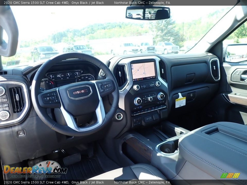 2020 GMC Sierra 1500 SLT Crew Cab 4WD Onyx Black / Jet Black Photo #16