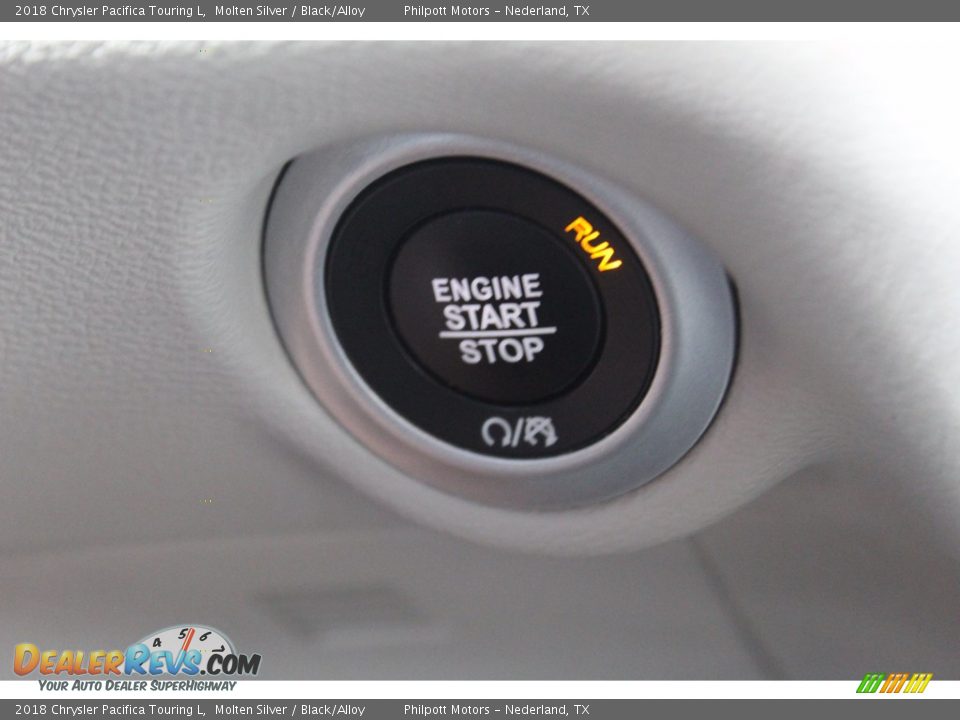 2018 Chrysler Pacifica Touring L Molten Silver / Black/Alloy Photo #22