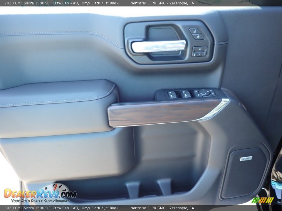 2020 GMC Sierra 1500 SLT Crew Cab 4WD Onyx Black / Jet Black Photo #17