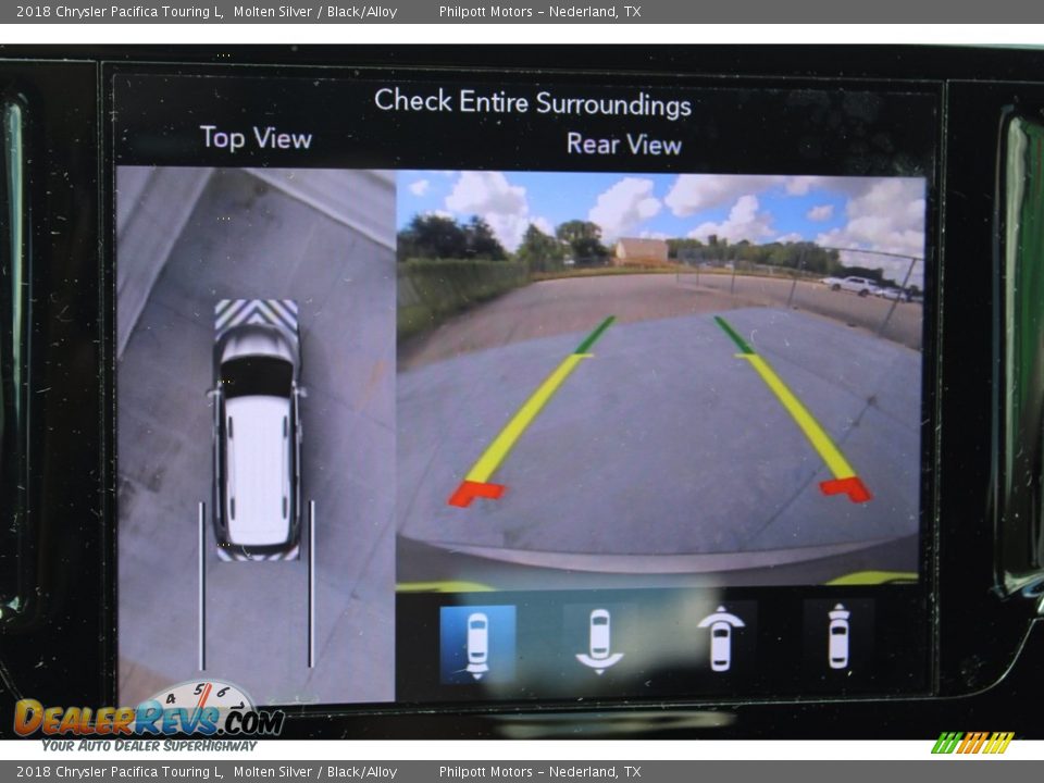 2018 Chrysler Pacifica Touring L Molten Silver / Black/Alloy Photo #23