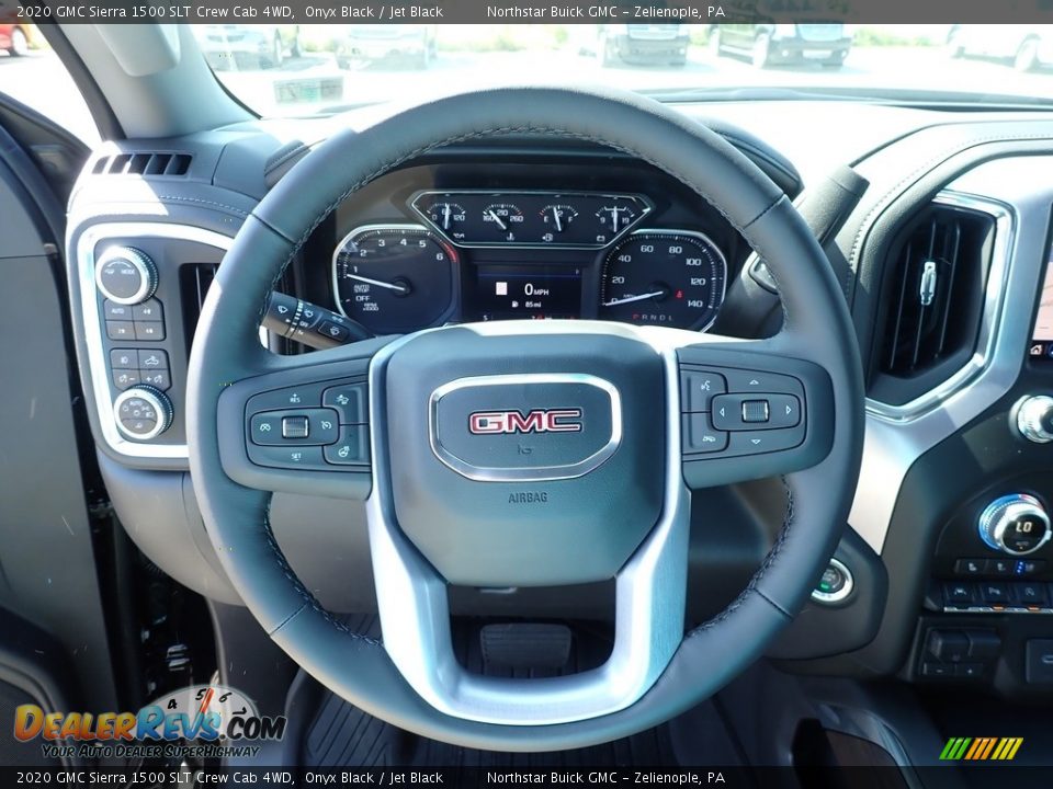 2020 GMC Sierra 1500 SLT Crew Cab 4WD Onyx Black / Jet Black Photo #18