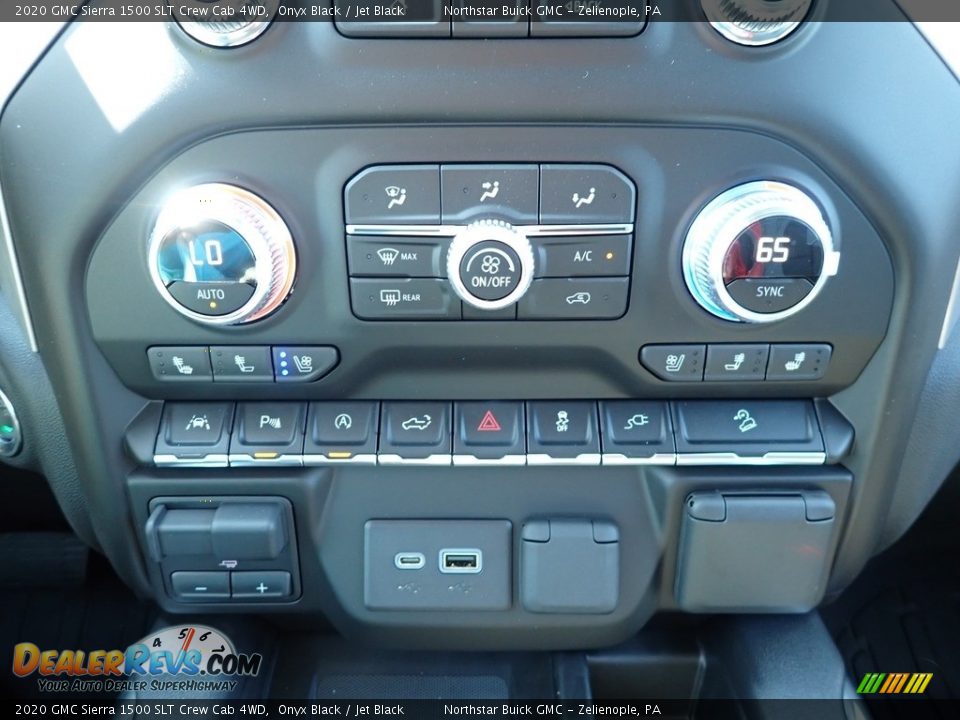2020 GMC Sierra 1500 SLT Crew Cab 4WD Onyx Black / Jet Black Photo #20
