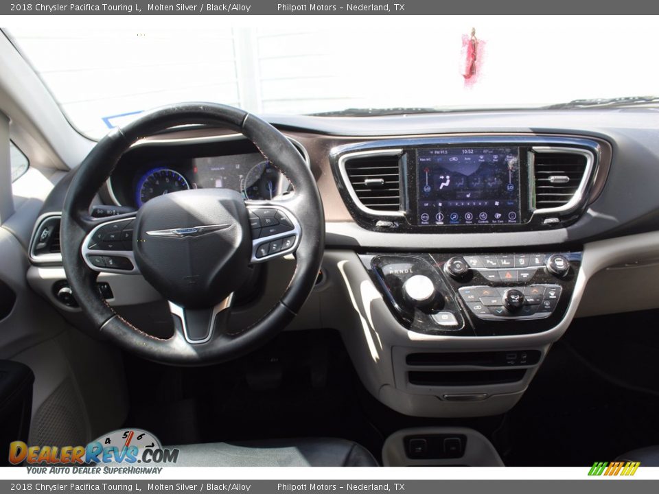 2018 Chrysler Pacifica Touring L Molten Silver / Black/Alloy Photo #25