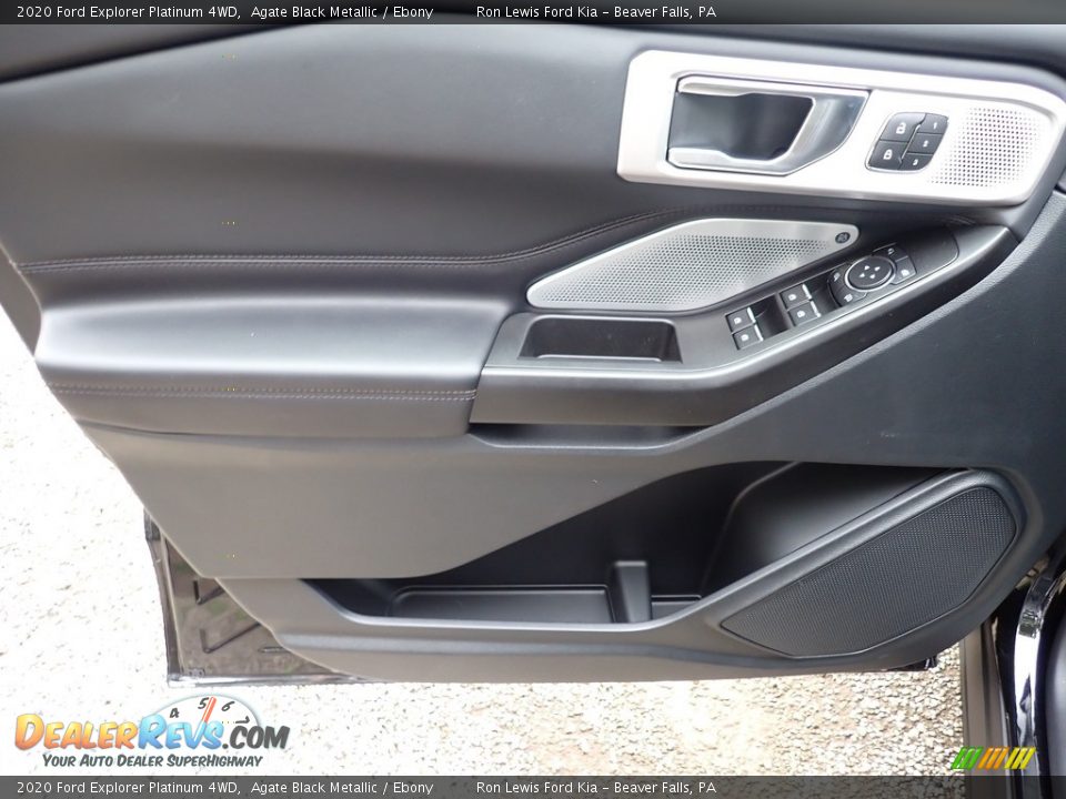 2020 Ford Explorer Platinum 4WD Agate Black Metallic / Ebony Photo #15